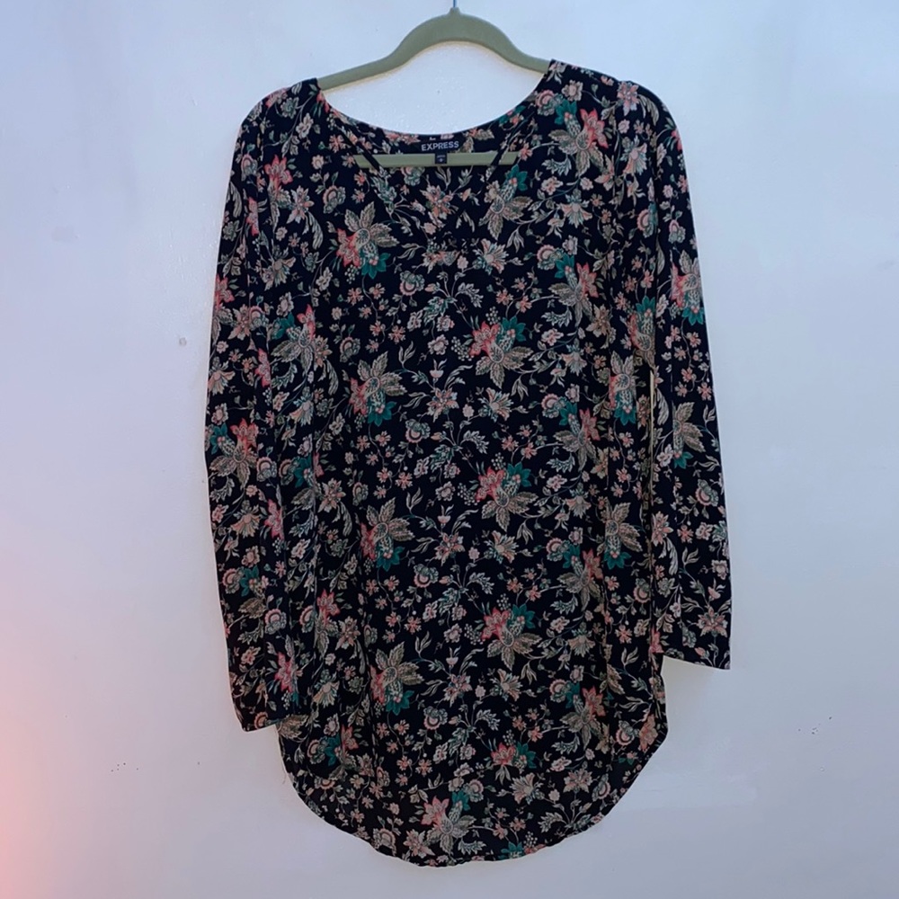Express Floral Shirt